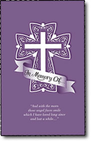 In Memory Of prayer booklet