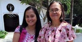 Columban Lay Missionary Marjorie Engcoy and her mother